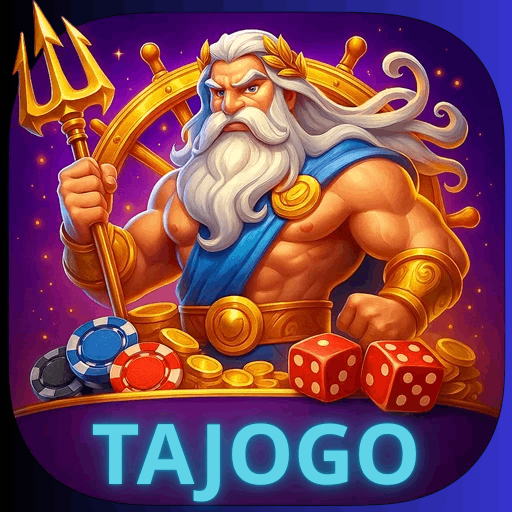 Imagem promocional da TAJOGO mostrando a plataforma e suas vantagens